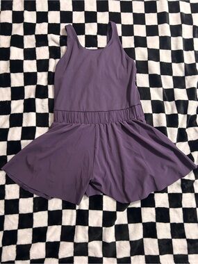 DSG Kids Purple Ruffled One-Piece Bodysuit